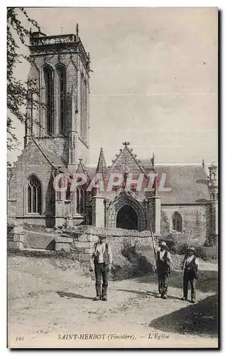 Cartes postales Saint Herbot (Finistere) L Eglise