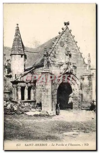 Cartes postales Saint Herbot Le Porche et L Ossuaire