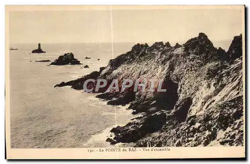 Ansichtskarte AK La Pointe du Raz Vue d Ensemble