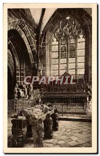 Ansichtskarte AK Locronan Interieur de la Chapelle du Penily au se trouve le Tombeau de Saint Ronan