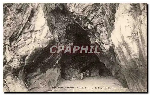 Ansichtskarte AK Douarnenez Grande Grotte de la Plage du