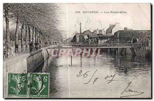 Cartes postales Quimper Les Passerelles