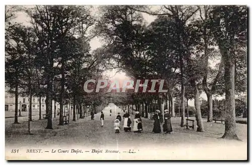 Cartes postales Brest Le Cours Dajot Dajot Avenue