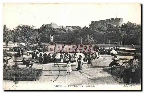 Cartes postales Brest La Place du Chateau