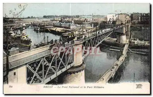 Cartes postales Brest Port de National et Port Militaire