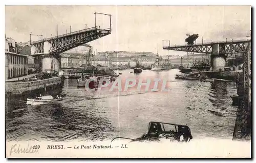 Cartes postales Brest Le Port Nalional Bateaux