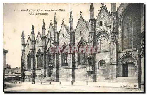 Cartes postales Vitre Eglise Notre Dame