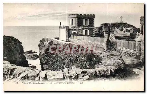 Cartes postales Saint Lunaire La Crevasse du Decolle