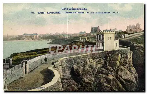 Cartes postales St Lunaire Le Decolle au loin Saint Lunaire