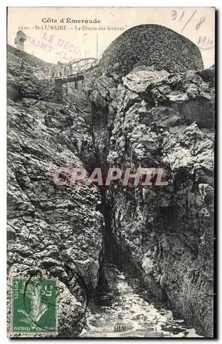 Ansichtskarte AK Saint Lunaire la Grotte des Sirenes