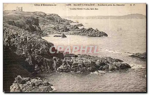 Cartes postales Saint Lunaire Rochers pris du Decolle