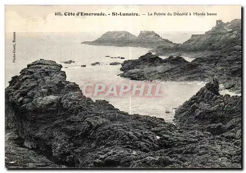 Cartes postales St Lunaire La Polnte du Decolle a Maree basse