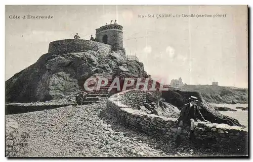 Cartes postales Cote d Emeraude Saint Lunaire Le Decolle (Extreme Pointe)