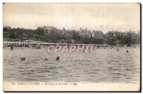 Cartes postales Saint Lunaire La Plage et les Villas