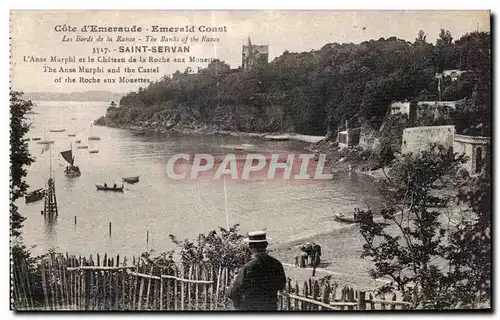 Cartes postales Cote d Emeraude Emerald Coast Les Bords de la Rance The Banks of the Rance Saint Servan L Anse M