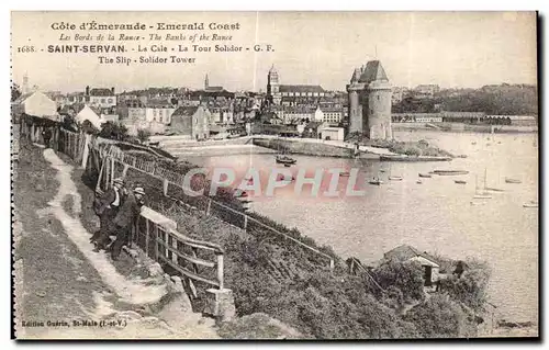 Cartes postales Cote d Emeraude Emerald Coast Les Bords de la Rance The Banks of the Rance Saint Servan La Cale