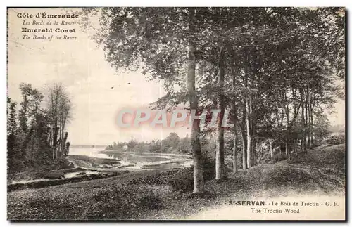 Cartes postales Saint Servan La Bois de Troctin The Troctin Wood