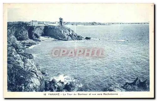 Cartes postales Parame La Tour du Bonheur et vue vers Rochebonne