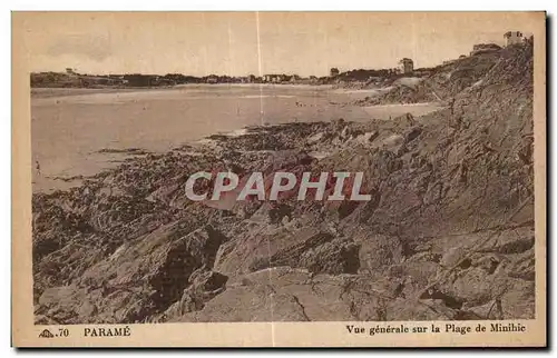 Cartes postales Parame Vue Generale sur la Plage de Minihic