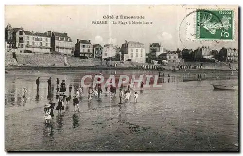 Cartes postales Parame La Plage a Maree Haute Enfants