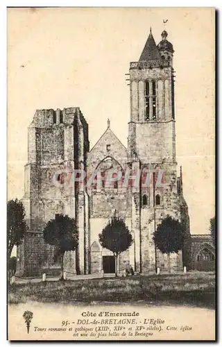 Cartes postales Dol de Bretagne L Eglise