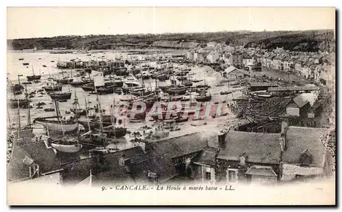 Cartes postales Cancale La Houle a Maree Basse