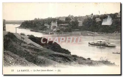 Ansichtskarte AK La Rance Le Port Saint Hubert Bateau