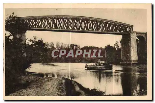 Ansichtskarte AK Cote d Emeraude Emerald Coast Les Bords de la Rance The Banks of the Rance Le Pont de Lessard Th