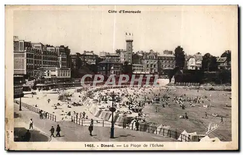 Cartes postales Dinard La Plage de l Ecluse