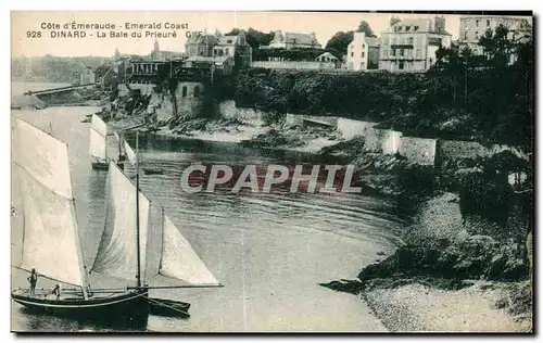 Cartes postales Dinard La Bale du Prieure Bateau