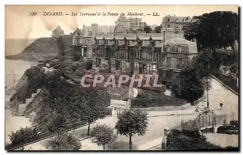 Cartes postales Dinard Les Terrasses et la Pointe du Moulinet