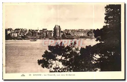 Cartes postales Dinard La Vicomte vue vers St Servan