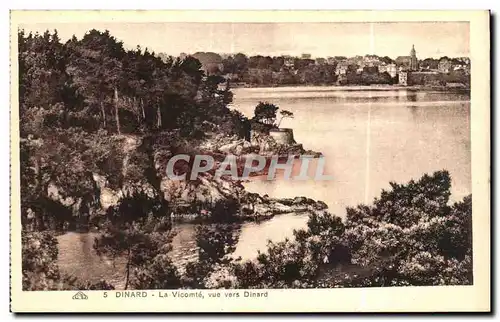 Cartes postales Dinard La Vicomte vue vers Dinard