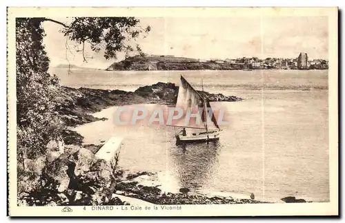 Cartes postales Dinard La Cale de la Vicomte Bateau