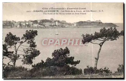 Cartes postales Dinard La Vicomte Les Bords de la Rance au loin Dinard