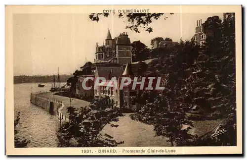 Ansichtskarte AK Dinard Promenade Clair de Lune