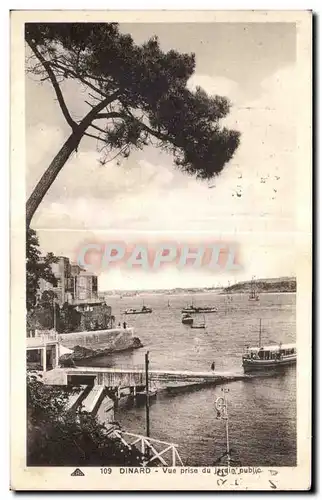 Ansichtskarte AK Dinard Vue Prise du jardin Public