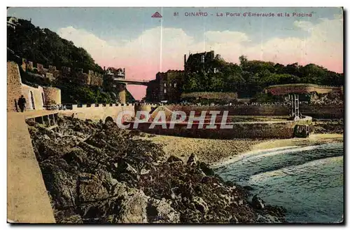 Ansichtskarte AK Dinard La Porte d Emeraude et la Piscine