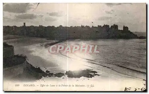 Ansichtskarte AK Dinard effet de Lune a la Pointe de la Malouine