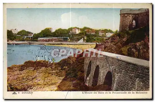 Cartes postales Dinard L Heure du Bain et la Promenade de la Malouine