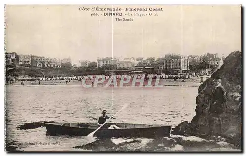 Cartes postales Dinard La Plage The Sand Bateau Kayak