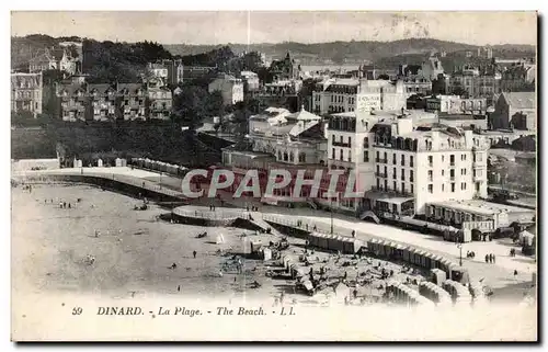 Ansichtskarte AK Dinard La Plage The Beach