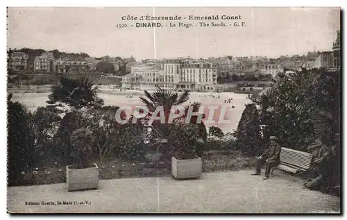 Ansichtskarte AK Dinard Entree La Plage The Sands