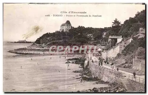 Cartes postales Dinard Pointe et Pomenade du Moulinet