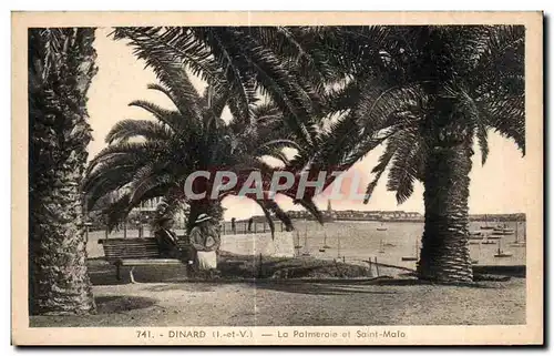 Cartes postales Dinard La Palmeraie et Saint Malo