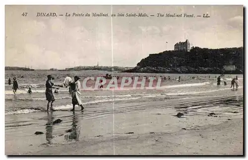 Cartes postales Dinard La Pointe du Moulinet au Loin Saint Malo The Moulinet Point