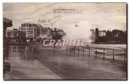 Cartes postales Dinard La plage par Tempete