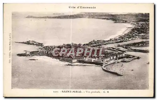 Cartes postales Saint Malo Vue generale