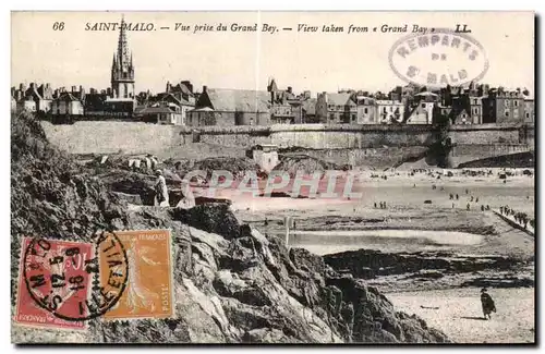 Cartes postales Saint Malo Vue Prise du Grand Bey View taken from a Grand Bay