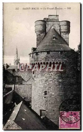 Cartes postales Saint Malo Le Grand Donjon